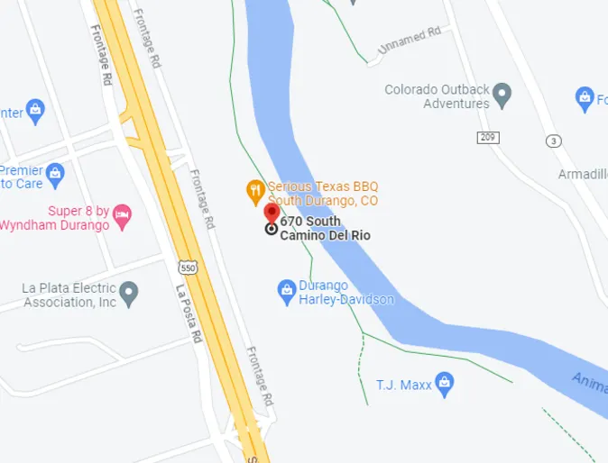 Image of map location for Riverview Animal Hospital South